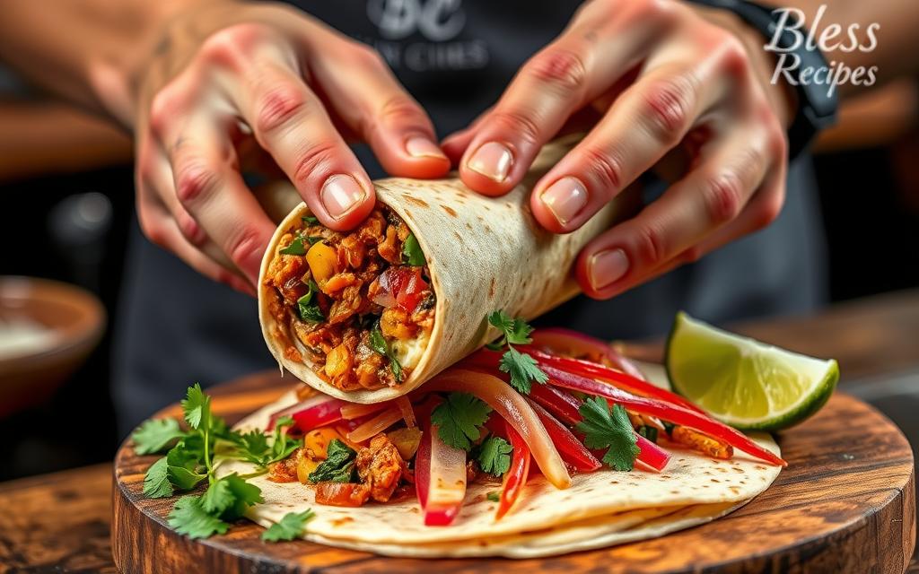 burrito rolling technique