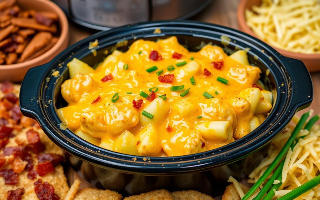 crockpot cheesy potatoes