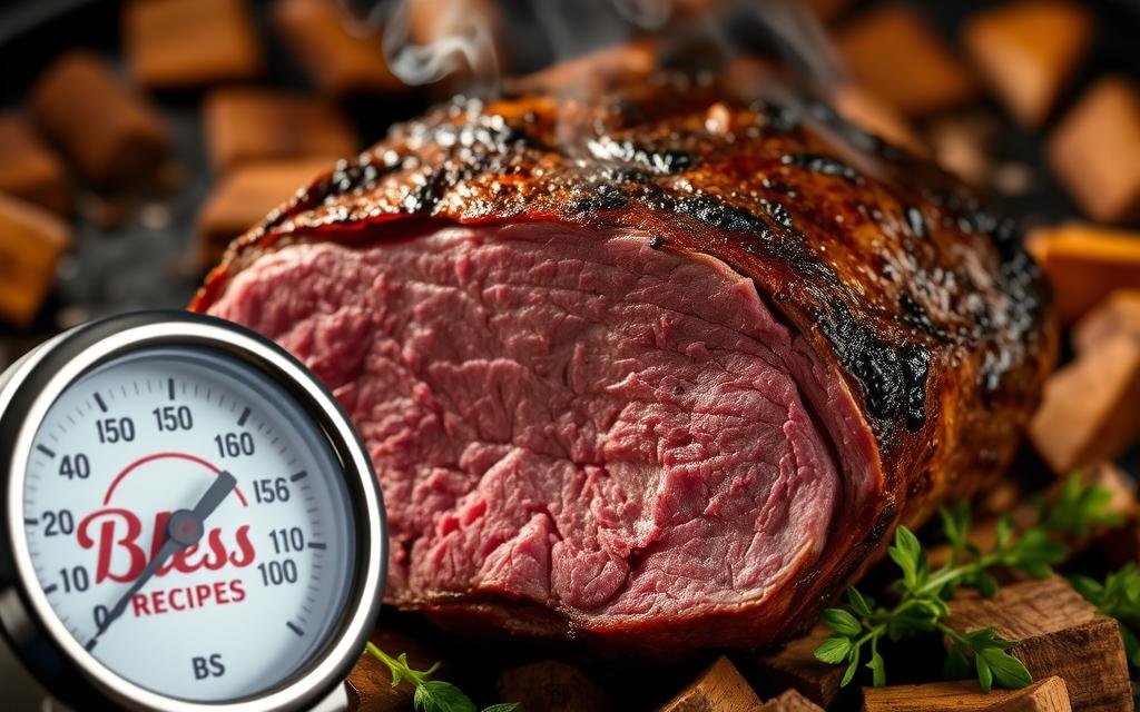 Internal temperature for smoked beef